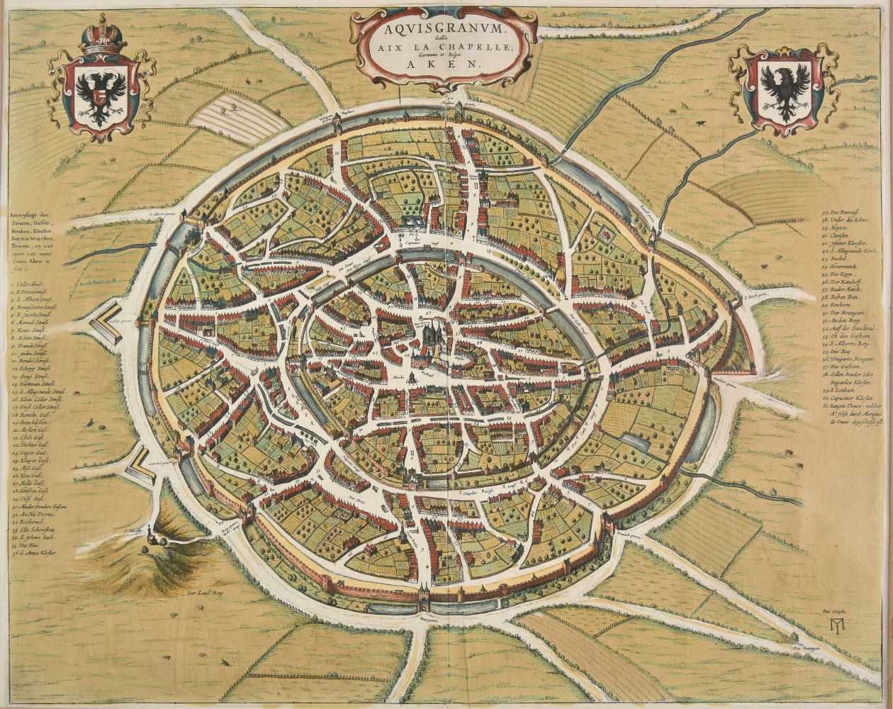 Lot 153 - Blaeu (Johannes). Town plans, c.1650