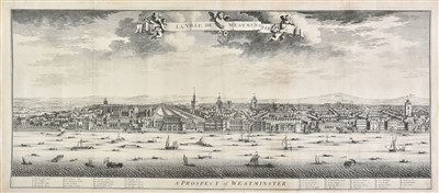 Lot 216 - London. Johannes Kip. Prospect of Westminster, c.1720