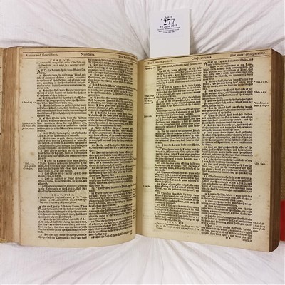 Lot 277 - Bible [English], The Holy Bible, Containing the Old Testament, and the New, 1613