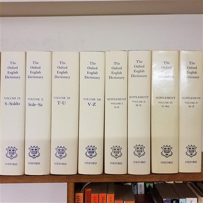 Lot 401 - The Oxford English Dictionary.