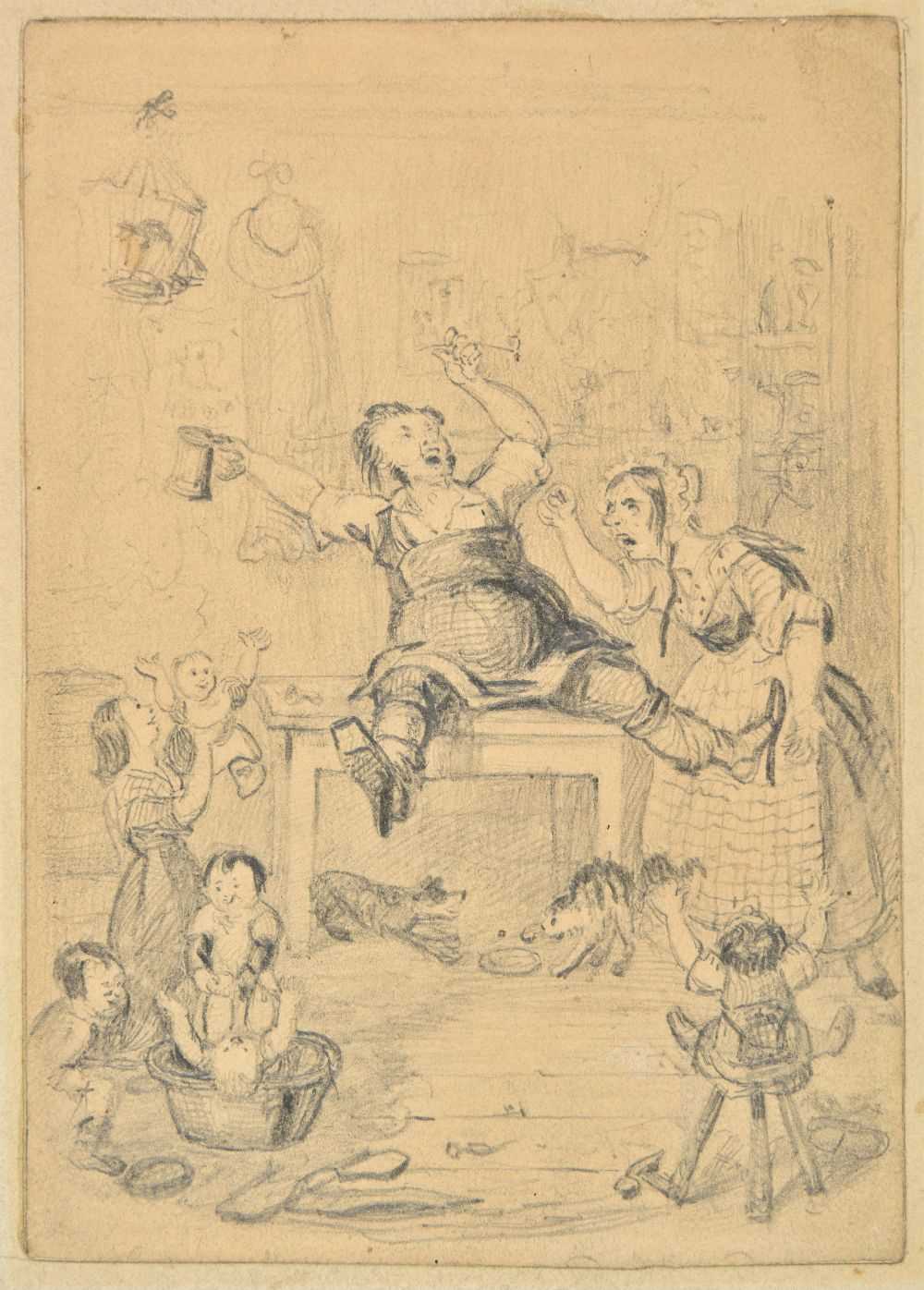 Lot 608 - Cruikshank (George, 1792-1878). Hold your Bawling you good for nothing feller...
