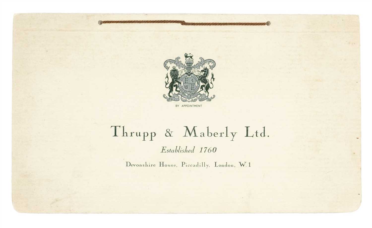 Lot 33 - Rolls-Royce. Thrupp & Maberly Ltd coachwork brochure for Rolls-Royce, circa 1936-1938
