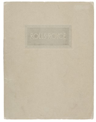 Lot 25 - Rolls-Royce.  A Rolls-Royce sales brochure for the New Phantom, circa 1927