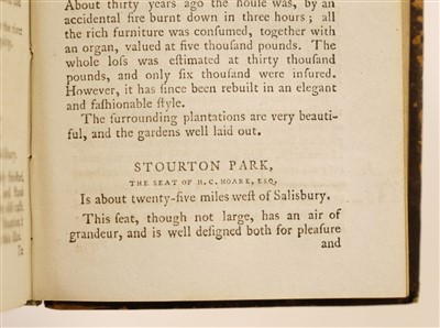 Lot 46 - Easton, James. The Salisbury Guide, 14th edition, 1790