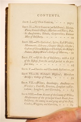 Lot 46 - Easton, James. The Salisbury Guide, 14th edition, 1790