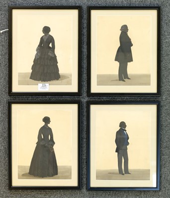 Lot 225 - Beaumont (William Dyer, active 1833-1852). Four full-length silhouettes, 1852