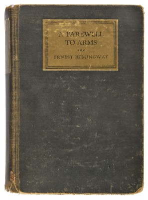 Lot 704 - Hemingway (Ernest). A Farewell to Arms, 1st edition, 1929, signed