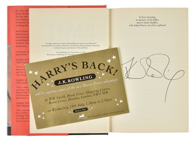Lot 745 - Rowling (J.K.) Harry Potter and the Goblet of Fire, 5th impression, 2000, signed