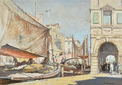 Lot 345 - Merriott (Jack, 1901-1968). Chioggia, Venice, circa 1950s