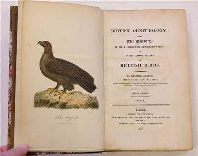 Lot 76 - Graves (George). British Ornithology, 2nd edition, 1821