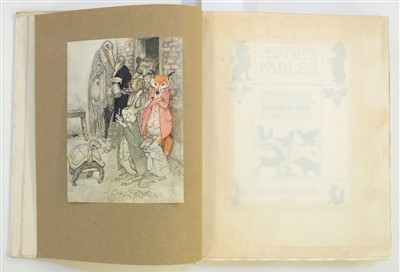 Lot 591 - Rackham (Arthur, illustrator). Aesop's Fables, 1912