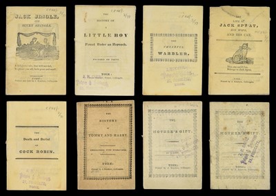 Lot 484 - Chapbooks. A collection of eight chapbooks, York: James Kendrew, circa 1820