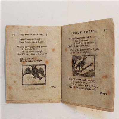 Lot 488 - Cock Robin. The Death and Burial of Cock Robin, circa 1800
