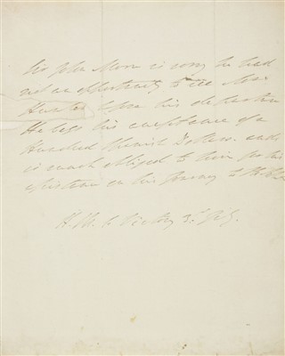 Lot 252 - Moore (John, 1769-1809). Autograph letter signed, 1801