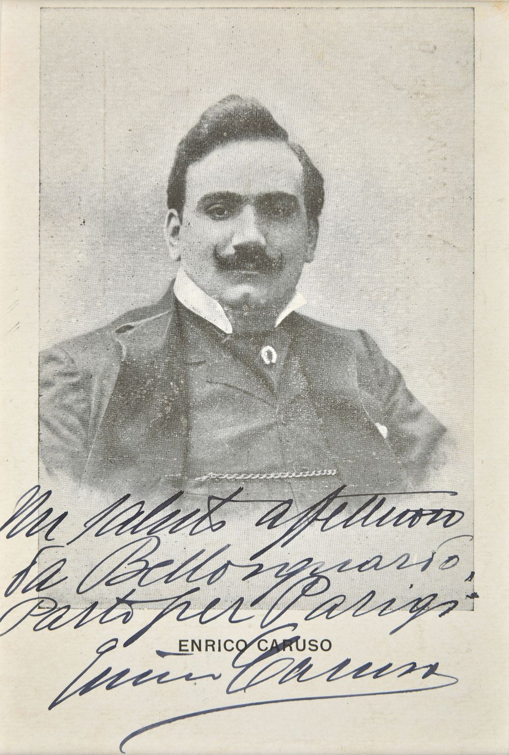 Lot 239 Caruso Enrico 1873 1921 . Photographic