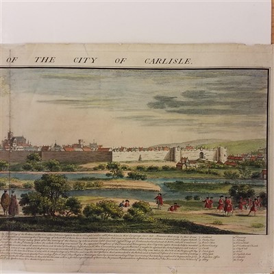 Lot 159 - Buck (Samuel & Nathaniel). The South-West prospect of the City of Carlisle, 1745