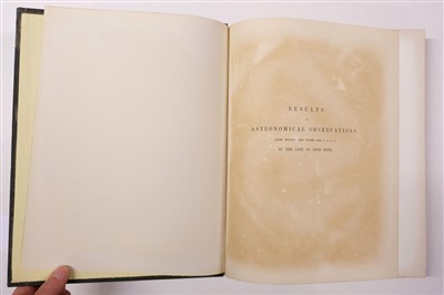 Lot 16 - Herschel (John F. W.). Astronomical Obsevations made at the Cape of Good Hope, 1st edition, 1847
