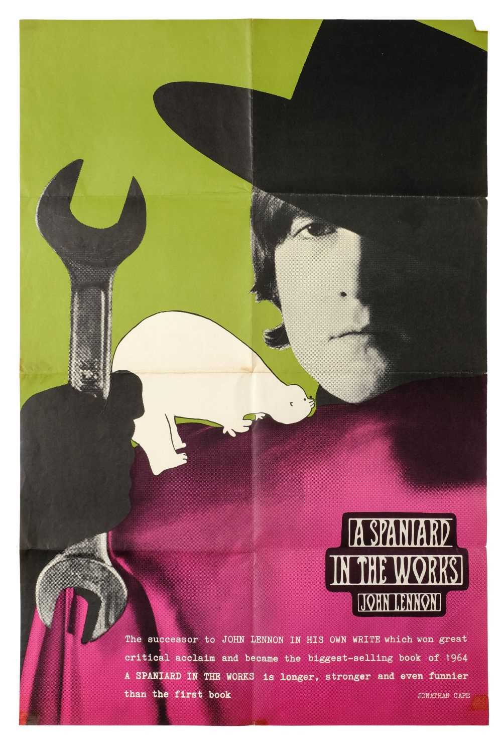 Lot 716 - John Lennon promotional poster. A Spaniard in the Work, circa 1965