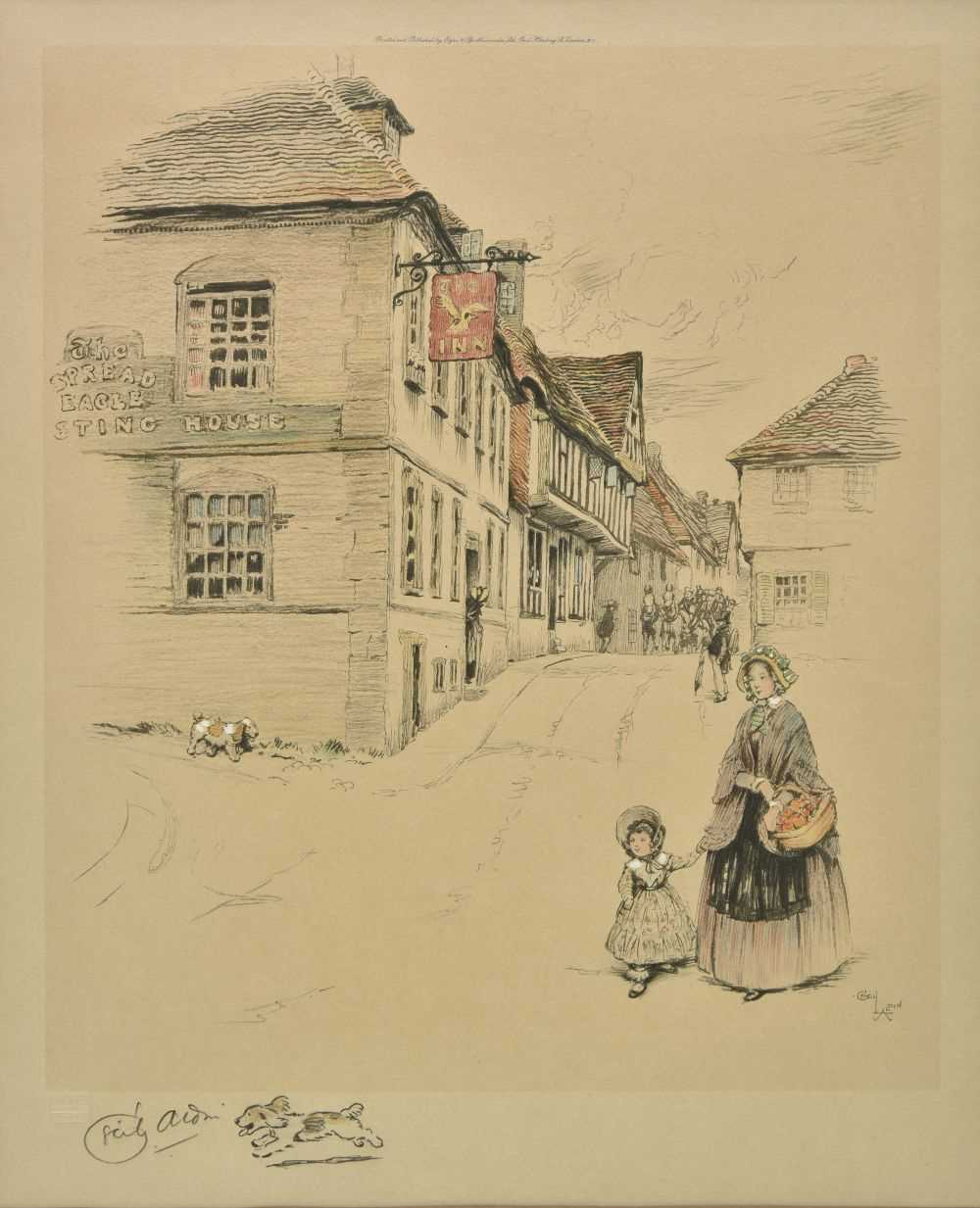Lot 190 - Aldin (Cecil). The Kings Head Malmesbury, [and others], c.1921