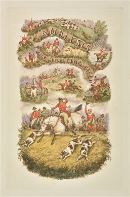 Lot 142 - Surtees (R.S.) Analysis of the Hunting Field, 1903