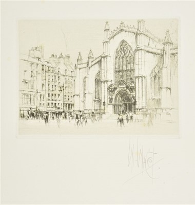 Lot 363 - Walcot (William, 1874-1943). Architectural Water-colours & Etchings, 1st edition, 1919