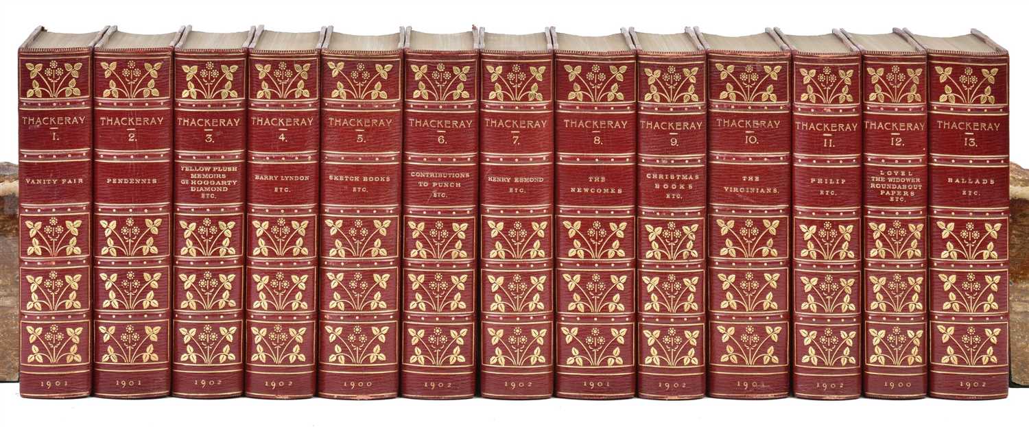 Lot 400 - Thackeray (William Makepeace), The Works of William Makepeace Thackeray, 13 volumes, 1900-02