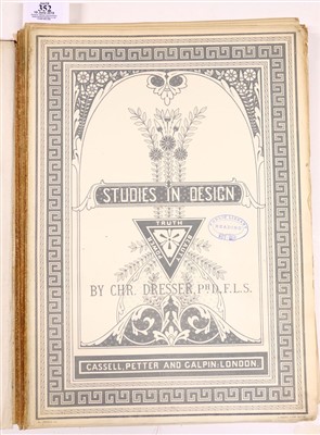 Lot 352 - Dresser (Christopher). Studies in Design, 1st edition, [1874-6]
