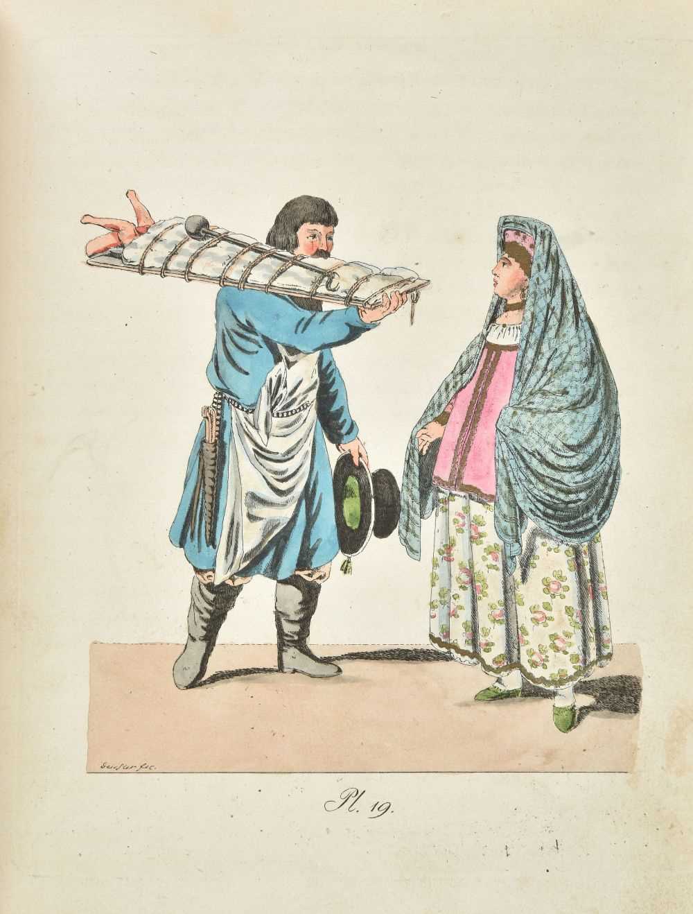 Lot 14 - Gruber (J.G. & Geissler, Charles G.H.). Costumes, 1801-4