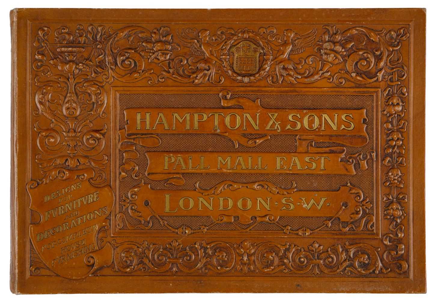 Lot 403 - Trade Catalogue. Designs for Furniture and Decorations by Hampton & Sons, circa 1892
