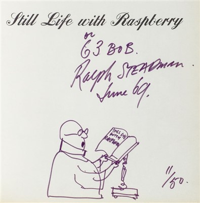 Lot 603 - Steadman (Ralph). Still life with Raspberry, or the Bumper Book of Steadman, 1st edition, 1969