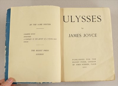 Lot 835 - Joyce (James). Ulysses, 1st UK edition, London: Egoist Press, 1922