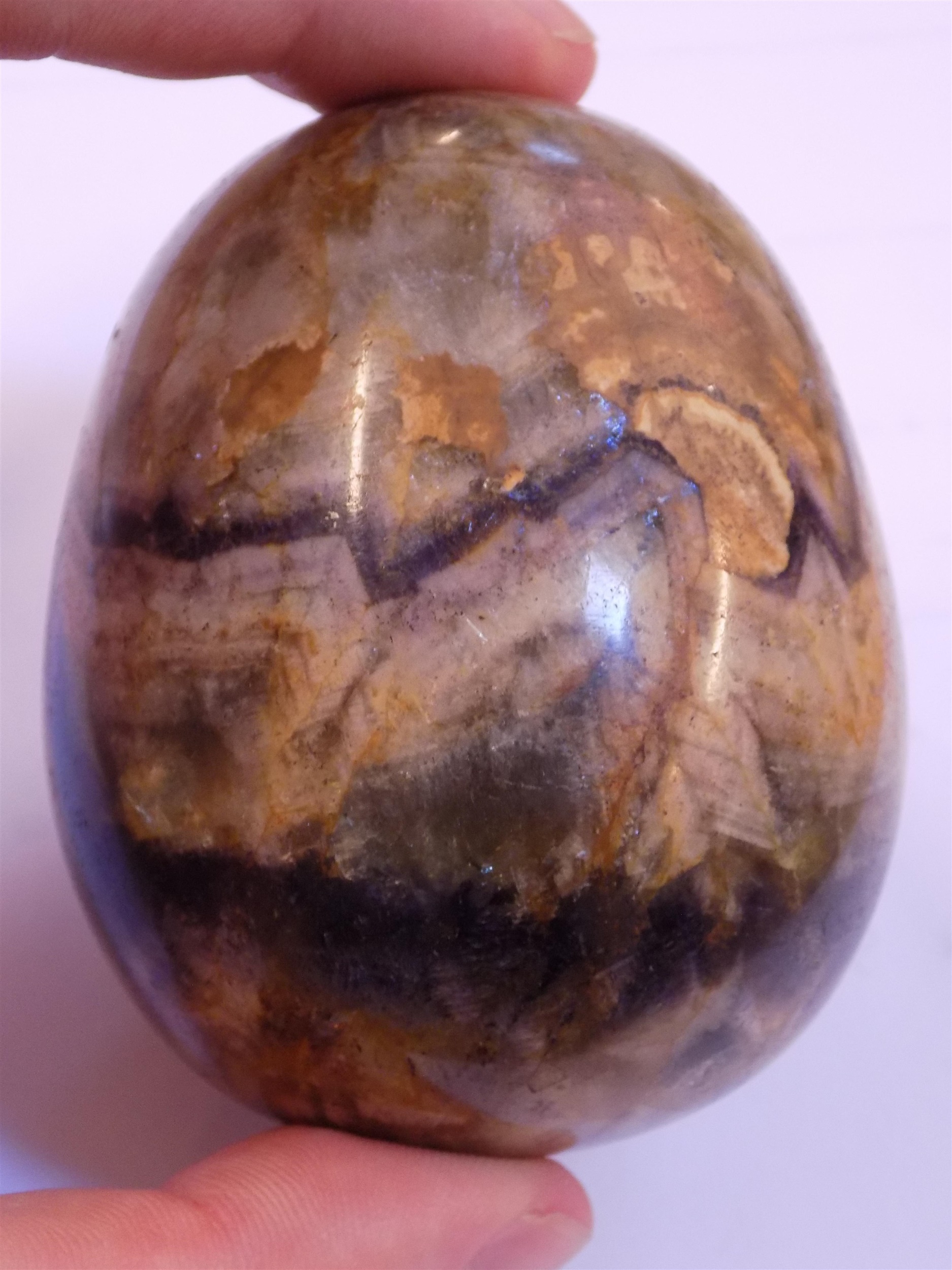 Lot 59 Blue John. A 19th century Derbyshire Blue