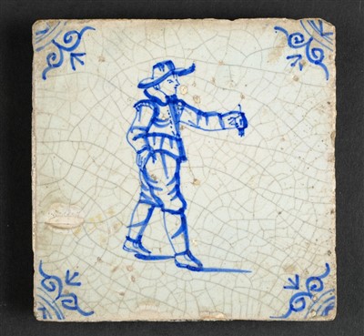 Lot 83 - Delft. A collection of Delft tiles, mostly 18th century