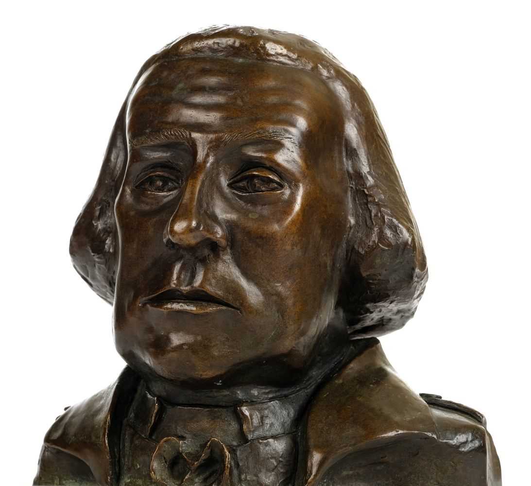 Lot 179 - Spence (David, 20th century). A modern bronze bust of George Washington