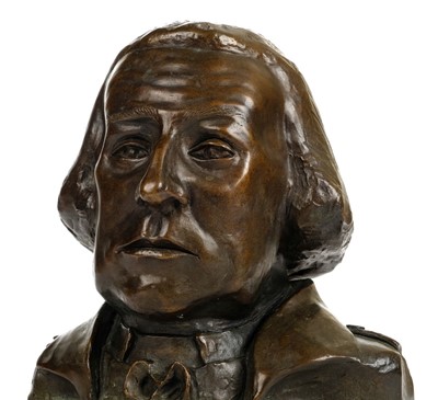 Lot 179 - Spence (David, 20th century). A modern bronze bust of George Washington