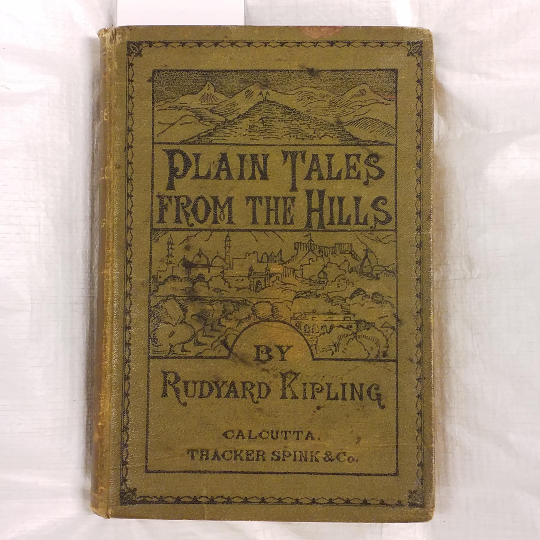 Lot 421 - Kipling, Rudyard. Plain Tales from the Hills,