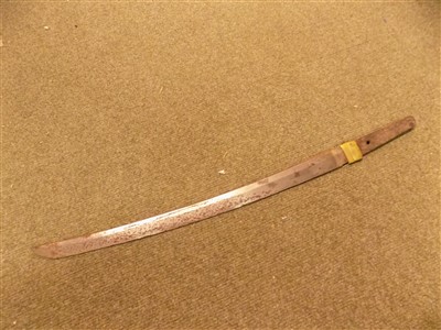Lot 105 - Japanese Swords. A Japanese katana