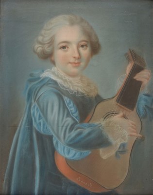 Lot 182 - Continental School. Portrait of a musician, circa 1760-1780