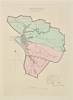 Lot 107 - Dawson (Lt. R. K.., Royal Engineers). Plans of the Municipal Boroughs. 1832 - 1837