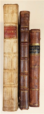 Lot 123 - Pointon (Priscilla). Poems on Several Occasions, 1st edition, Birmingham, 1770