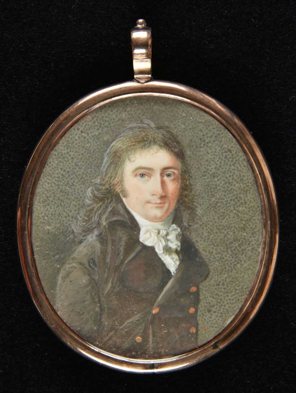 Lot 241 - Miniature. Portrait of a gentleman, circa 1800