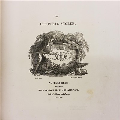Lot 83 - Walton (Isaac & Cotton Charles). The Complete Angler 1808