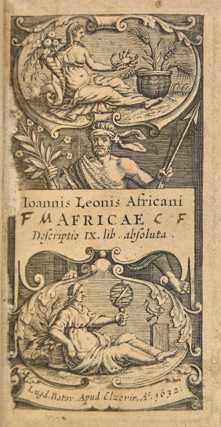 Lot 22 - Leo Africanus. Africae descriptio XI lib[ri] absoluta, Elzevir, 1632
