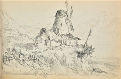 Lot 278 - Branwhite (Charles, 1817-1880). Sketchbook of pencil drawings