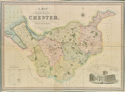 Lot 98 - Cheshire. Swire (W. & Hutchings W. F.). Large scale map. 1830