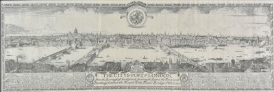 Lot 201 - London. New (Edmund Hort) , The City & Port of London from the Borough of Southwark, 1919