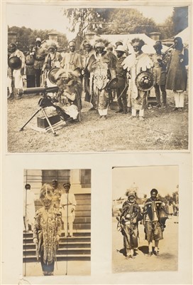 Lot 130 - Scrap album of the occasion of the Coronation of Haile Selassie I, 2 November 1930