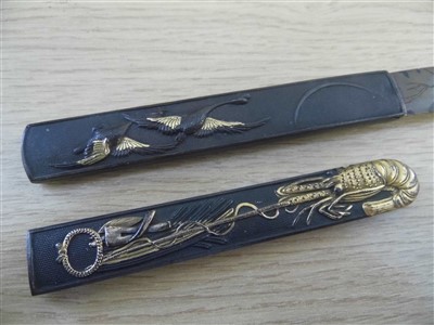 Lot 104 - Japanese Kozuka. An early 19th century Japanese knife (Kozuka)