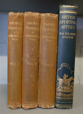 Lot 179 - Gilbey (Sir Walter). Animal Painters of England from the Year 1650, 3 volumes, 1900-1911
