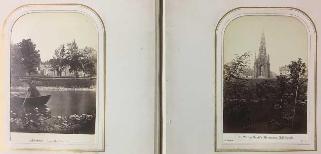 Lot 11 - Scotland. An album containing 30 window-mounted albumen print views of Scotland, c. 1870s